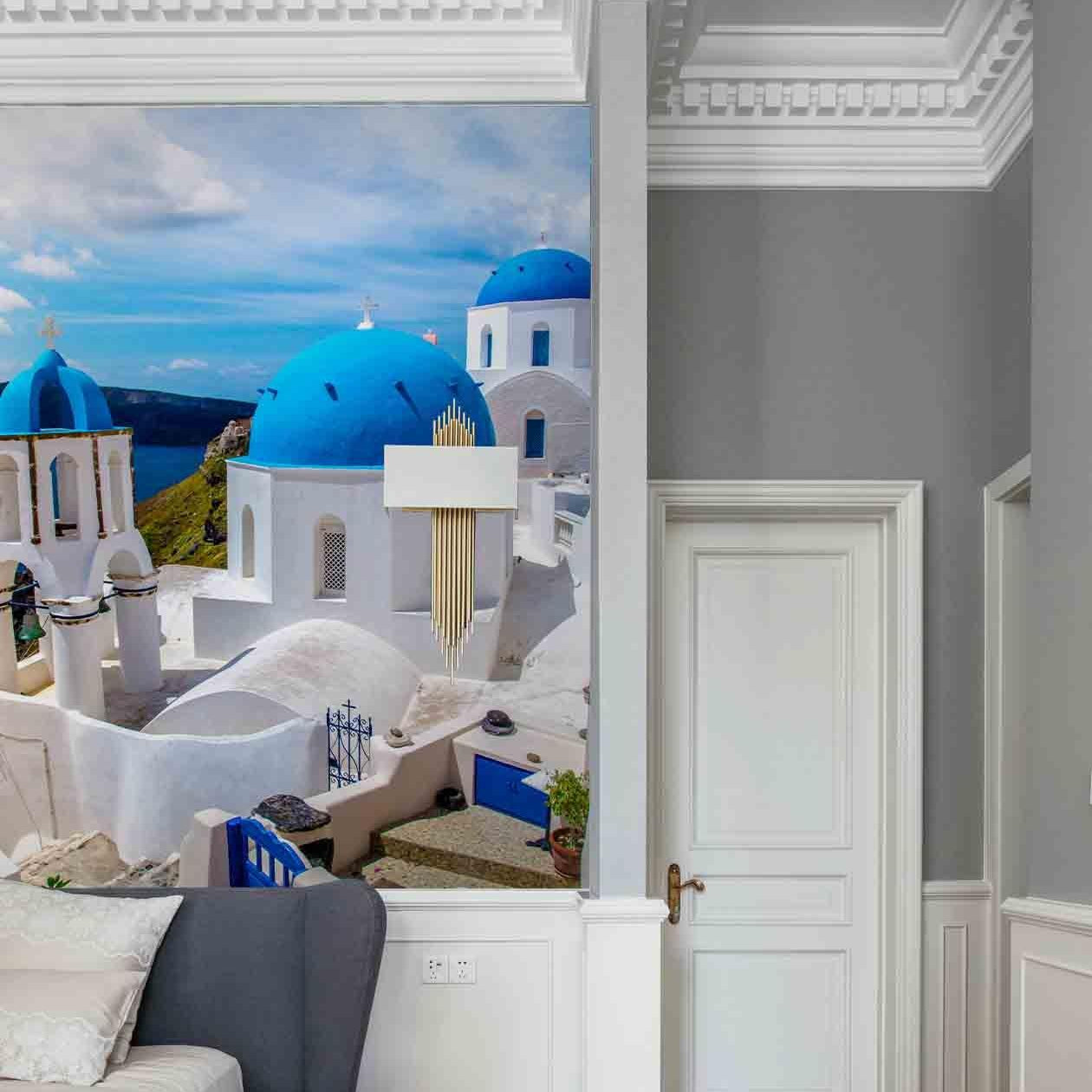 3D Aegean Sea Greece Wall Mural Wallpaper 83- Jess Art Decoration