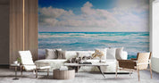 3D Sky Cloud Sea Beach Landscape Wall Mural Wallpaper LQH 337- Jess Art Decoration