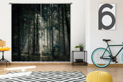 3D Woods Sunshine Meadow Curtains and Drapes GD 1759- Jess Art Decoration