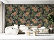 3D Vintage Tropical Leaf Floral Wall Mural Wallpaper GD 694- Jess Art Decoration