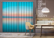 3D Abstract Macaron Color Pattern Curtains and Drapes GD 2359- Jess Art Decoration