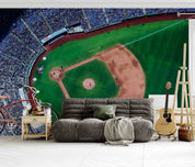 3D Baseball Stadium Wall Mural Wallpaper GD 1511- Jess Art Decoration