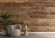 3D Brown Wood Board Texture Wall Mural Wallpaper LQH 599- Jess Art Decoration