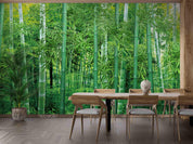 3D Green Bamboo Forest Wall Mural Wallpaper 5098- Jess Art Decoration
