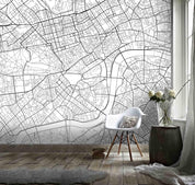 3D City Traffic Map Wall Mural Wallpaper LQH 15- Jess Art Decoration