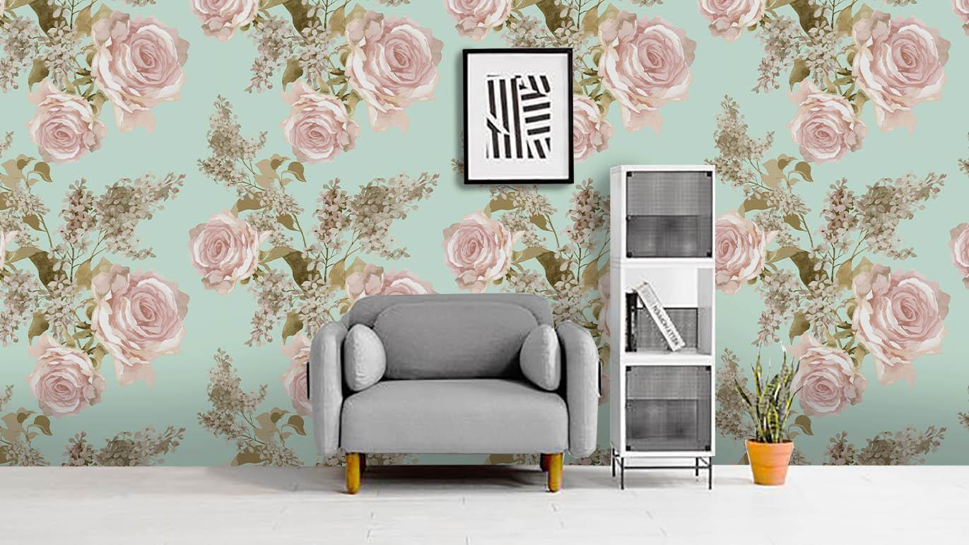3D Pink Rose Wall Mural Wallpaper 19- Jess Art Decoration