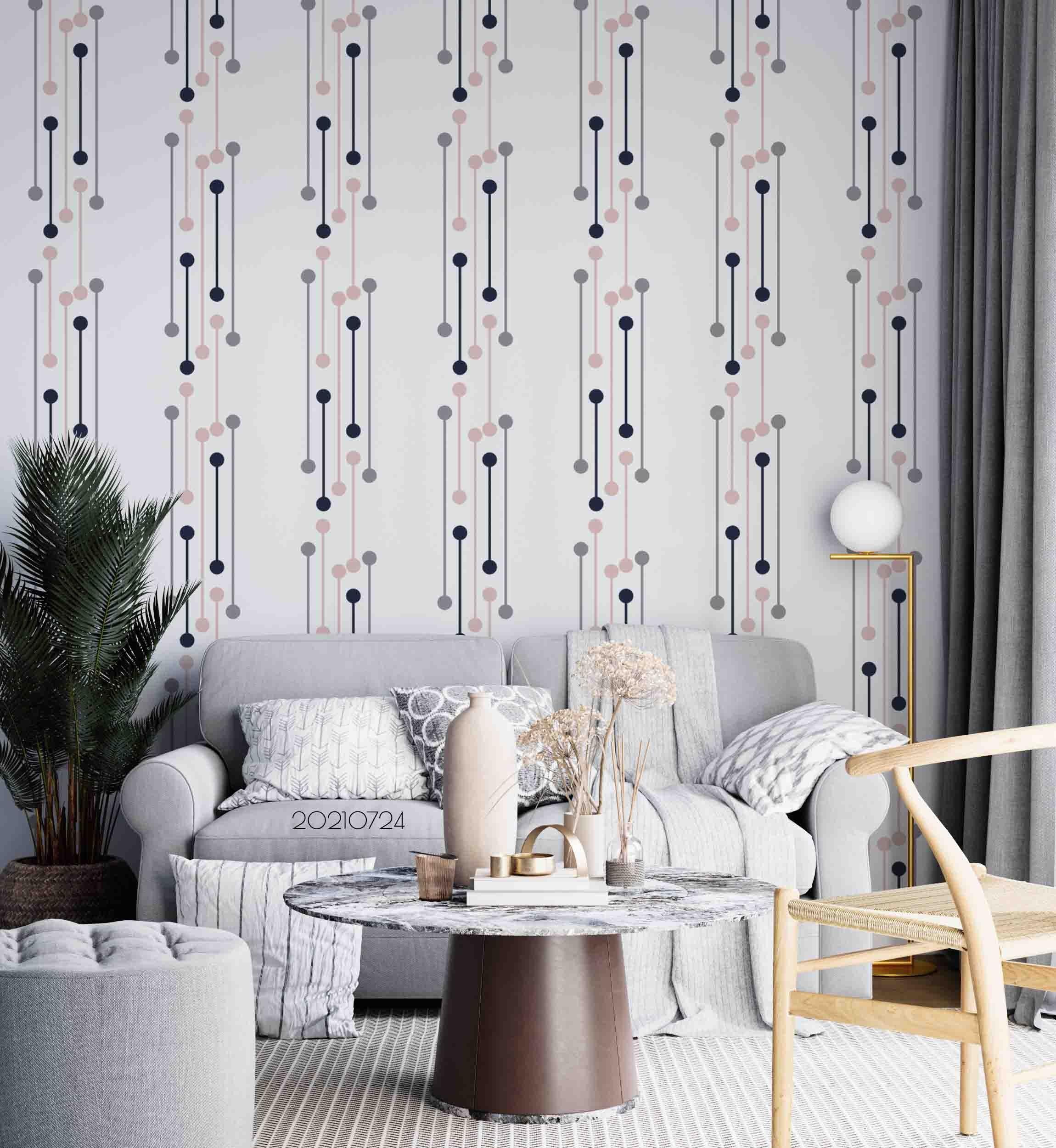 3D Abstract Geometry Pattern Seamless Wall Mural Wallpaper SWW3596- Jess Art Decoration