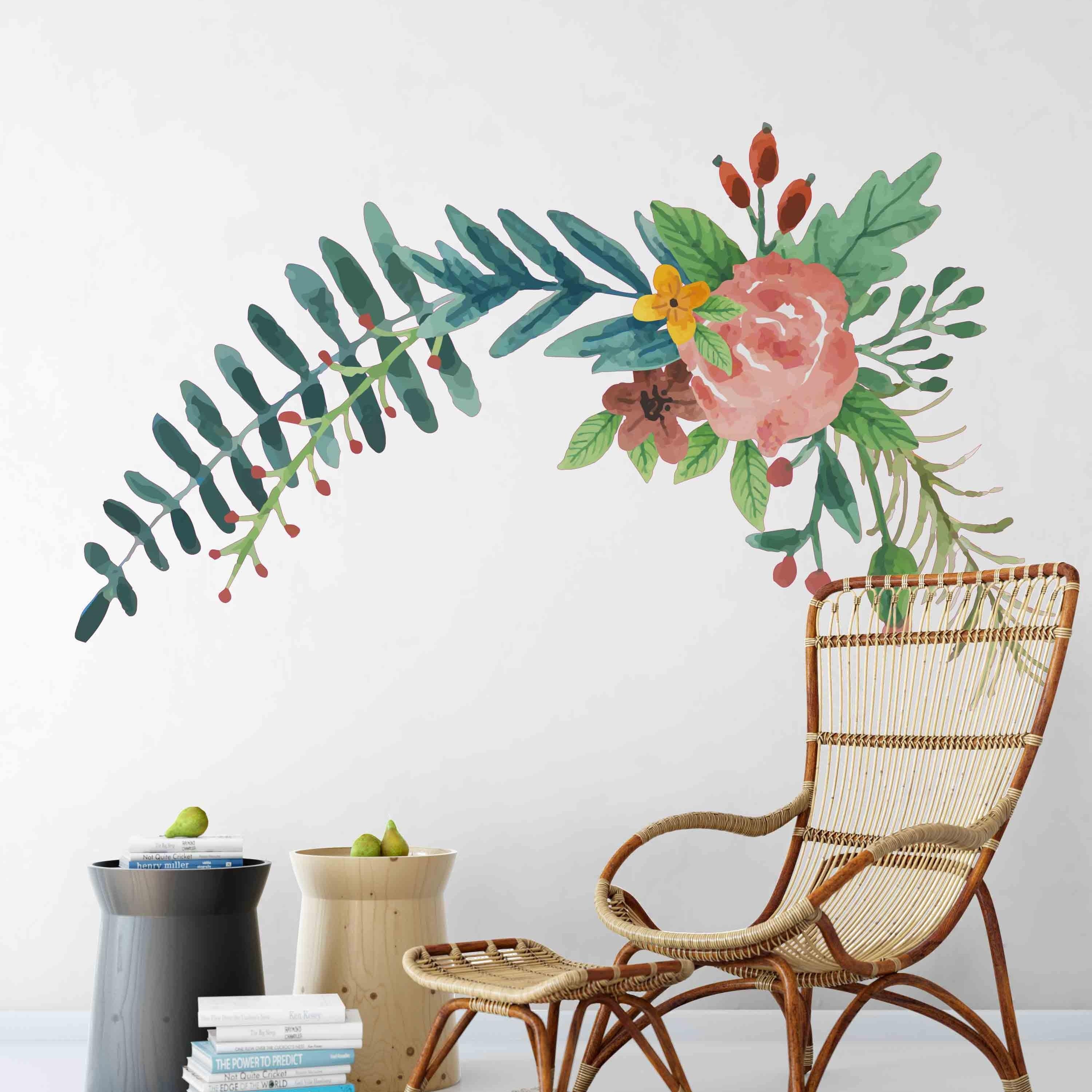 3D Floral Leaves Wall Mural Wallpaper 62- Jess Art Decoration