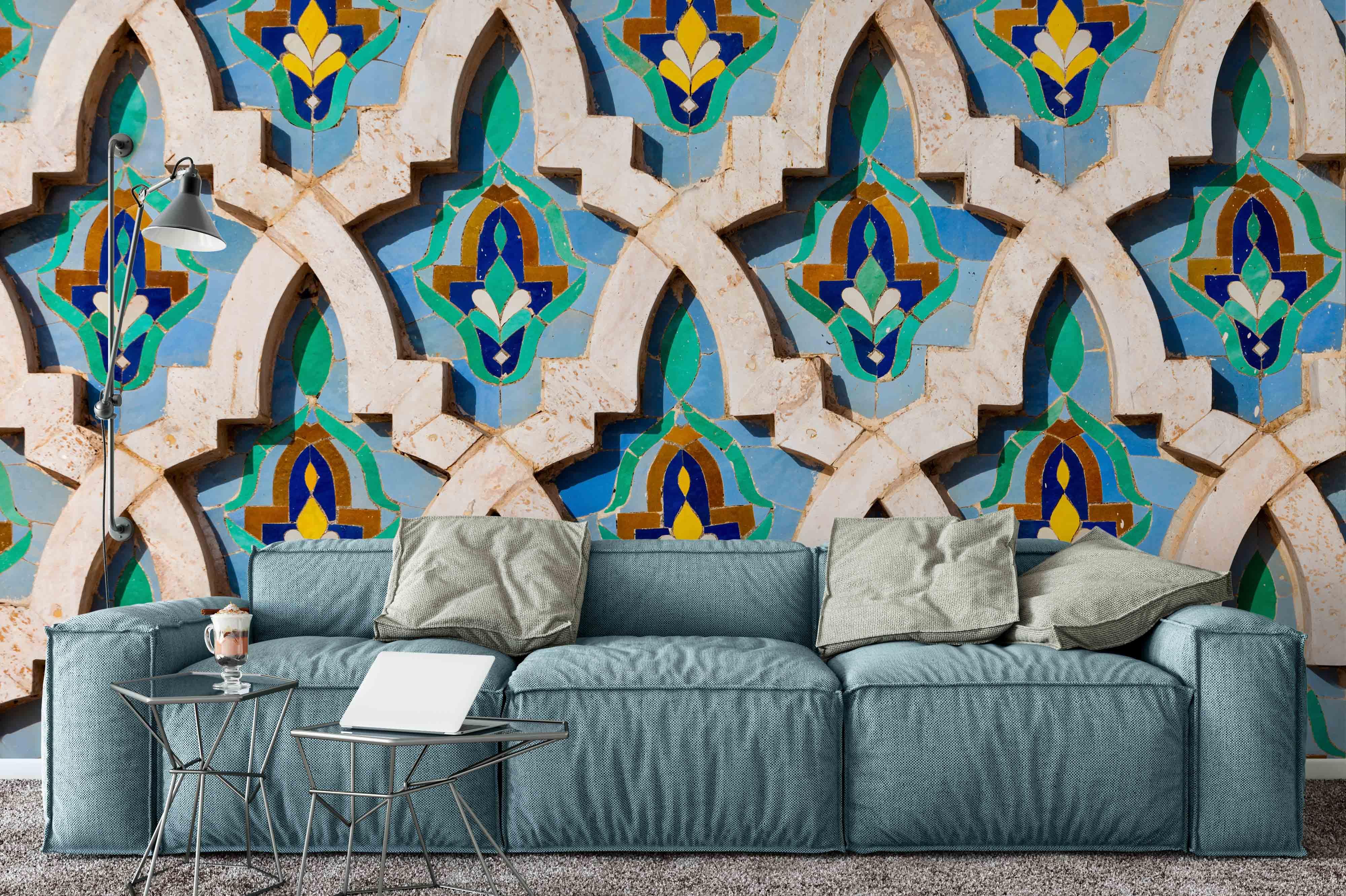 3D Green Art Pattern Wall Mural Wallpaper 46- Jess Art Decoration