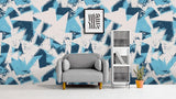 3D Blue Geometry Wall Mural Wallpaper 51- Jess Art Decoration