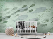 3D Hand Drawn Animal Fish Wall Mural Wallpaper LQH 739- Jess Art Decoration