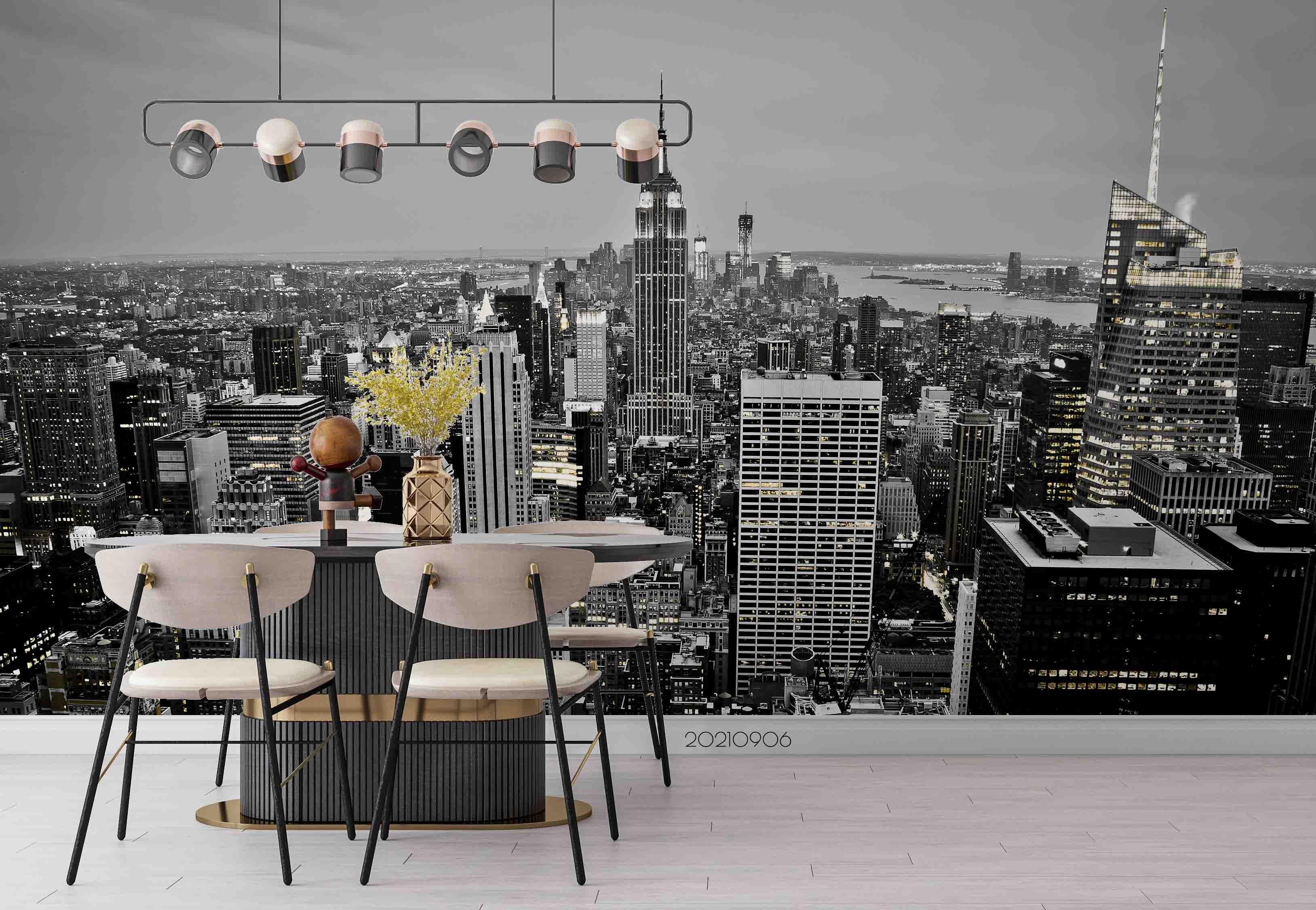 3D City Building Landscape Wall Mural Wallpaper LQH 511- Jess Art Decoration