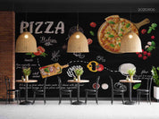 3D Pizza Shop Background Wall Mural Wallpaper LQH 575- Jess Art Decoration