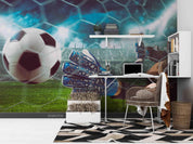 3D Football Championship Wall Mural Wallpaper LQH 227- Jess Art Decoration