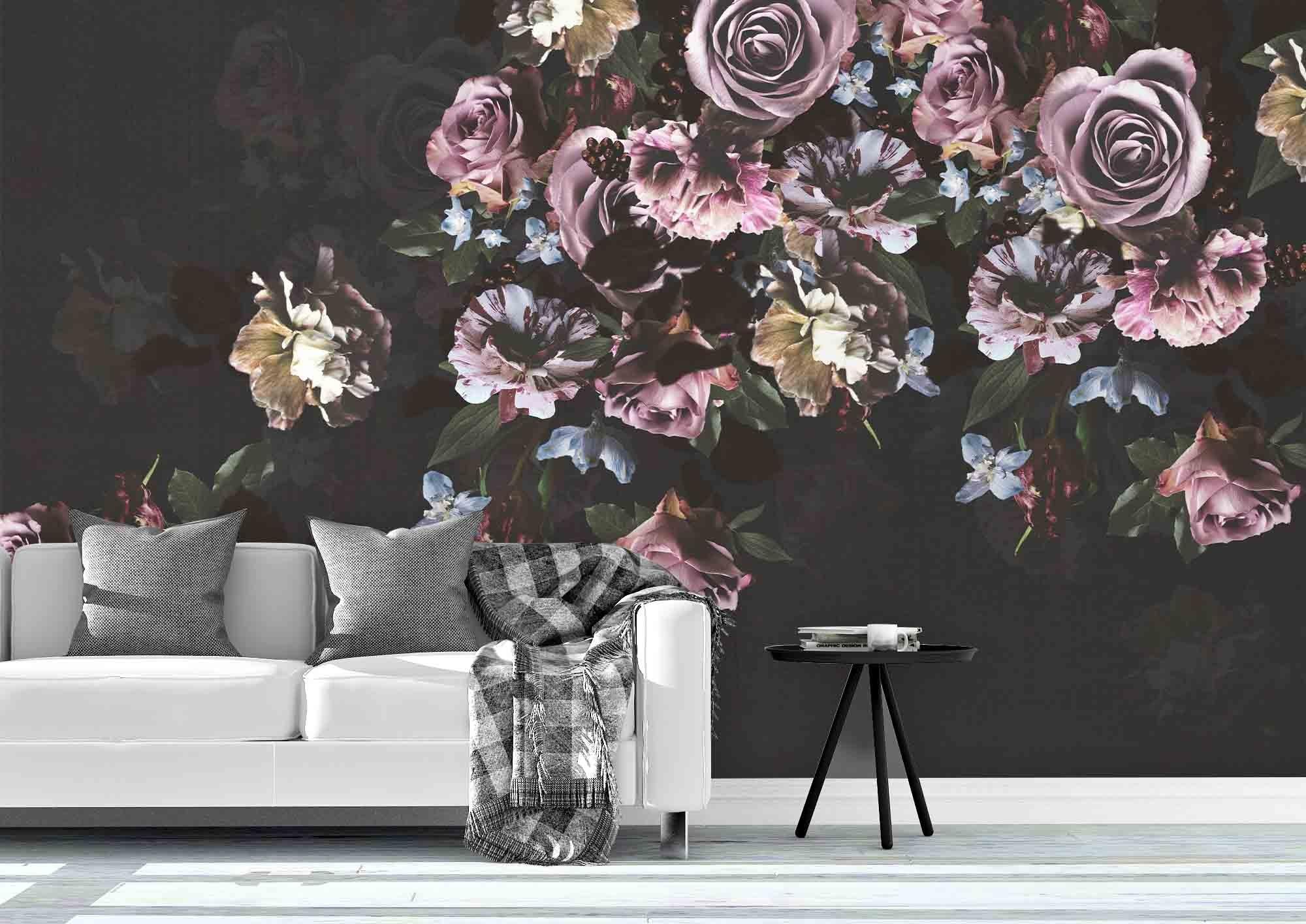 3D Flower Cluster Wall Mural Wallpaper 64- Jess Art Decoration