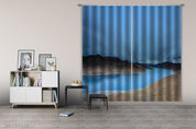 3D Landscape River Mountain Cloudy Curtains and Drapes GD 3013- Jess Art Decoration