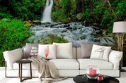 3D Waterfall Forest Jungle Wall Mural Wallpaper 56- Jess Art Decoration