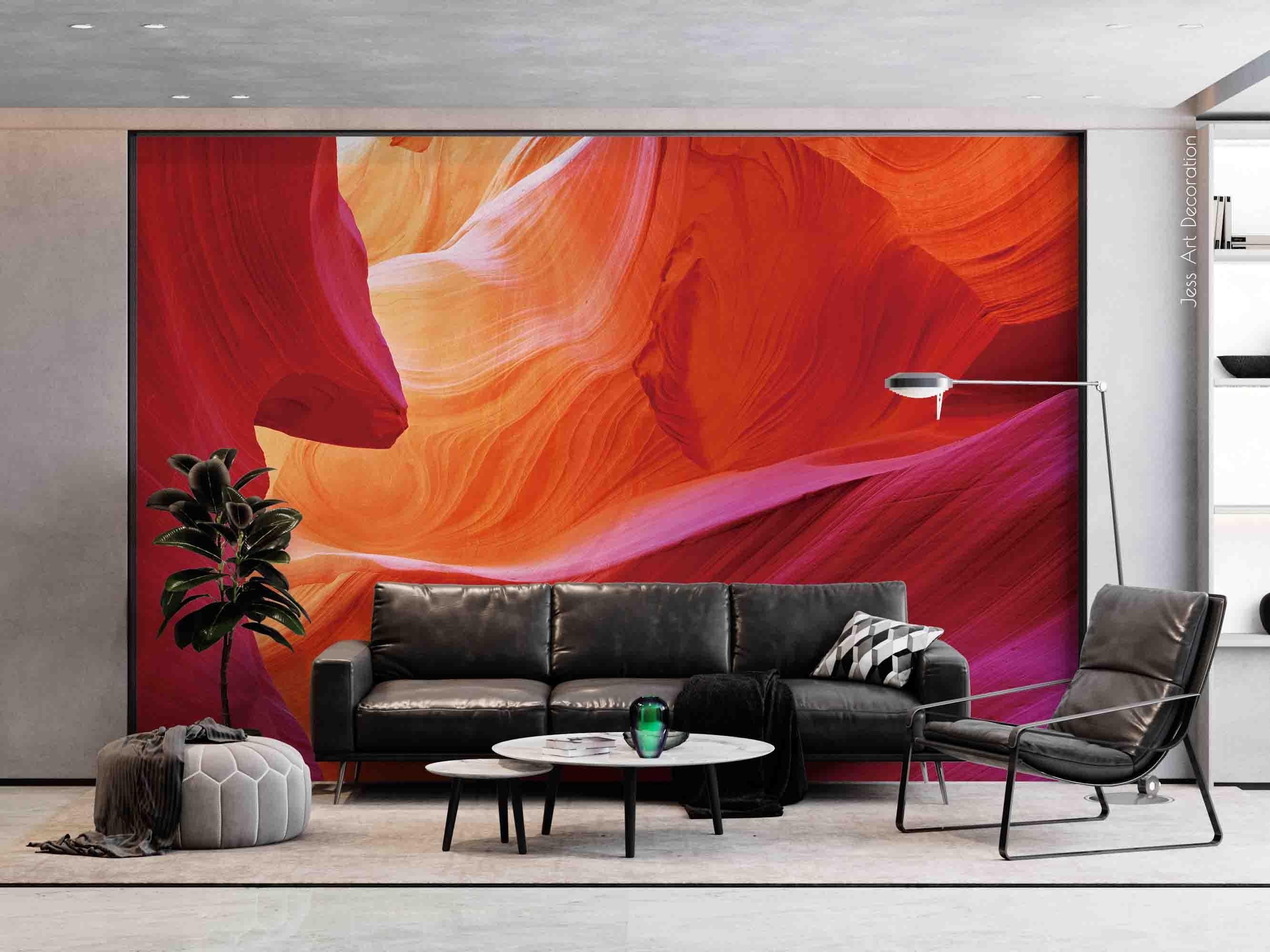 3D Red Rock Mountain Wall Mural Wallpaper sww 67- Jess Art Decoration