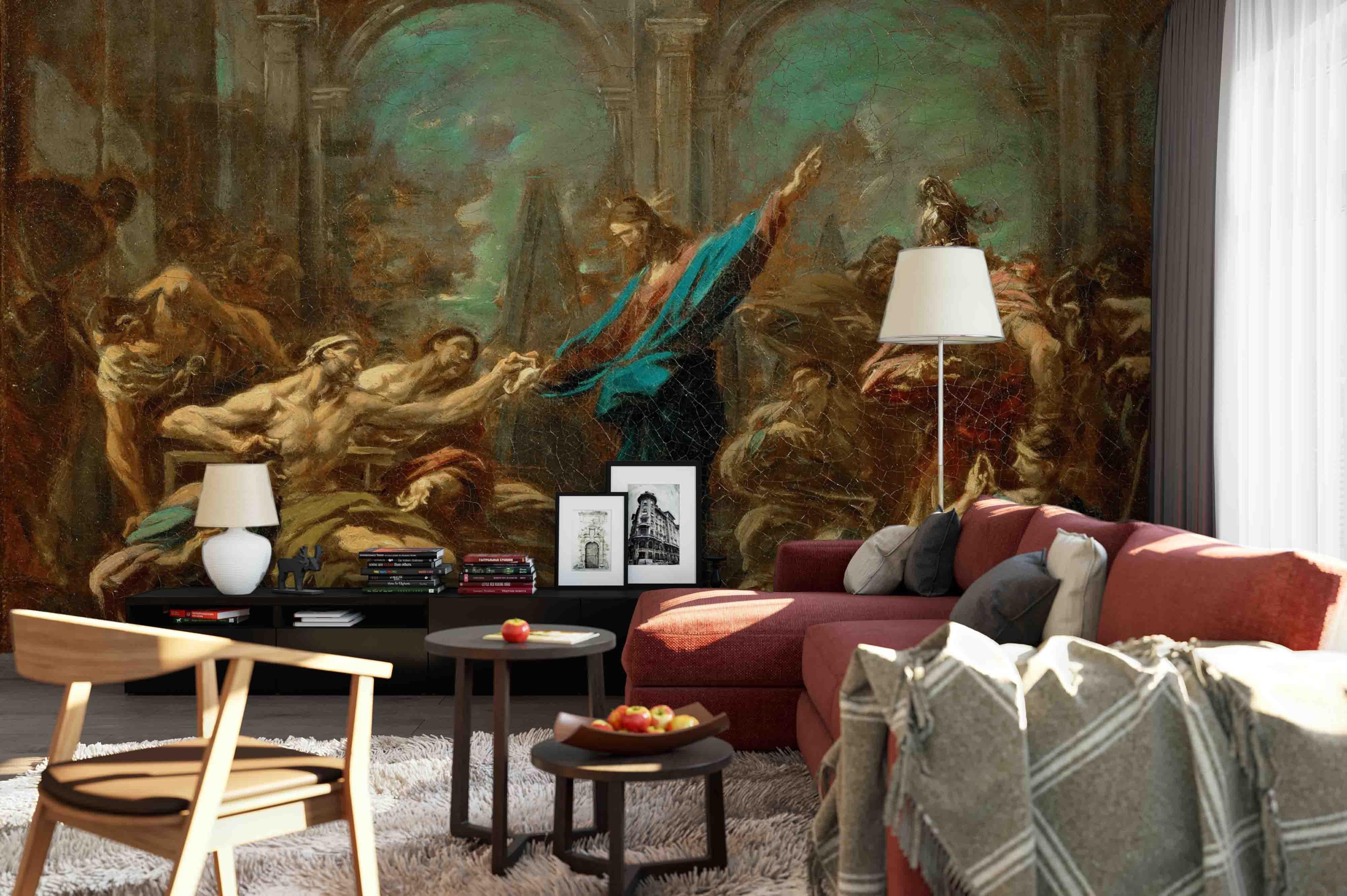 3D Oil Painting Christ Heals Wall Mural Wallpaper sww 26- Jess Art Decoration