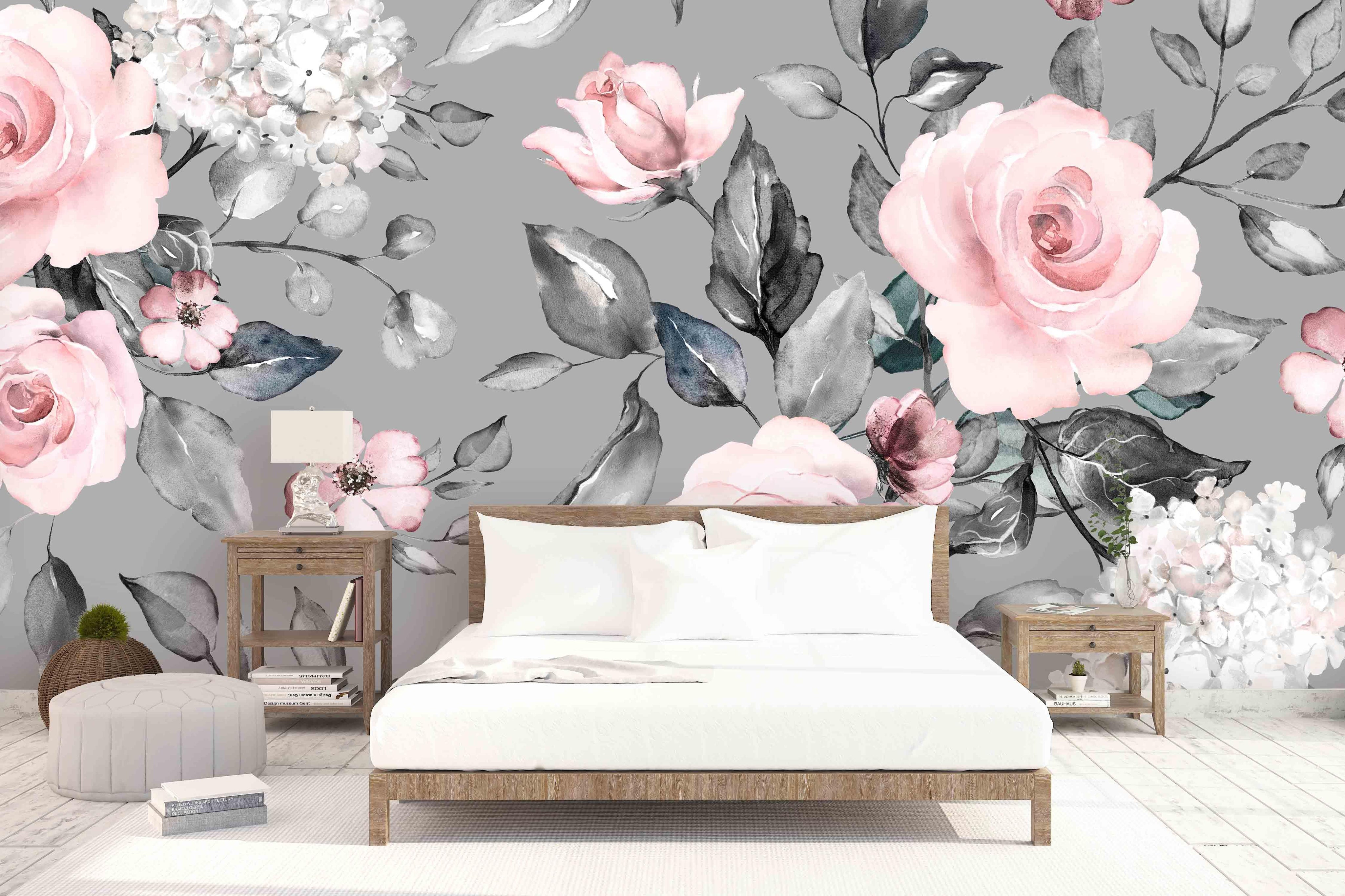 3D Watercolor Peony Wall Mural Wallpaper 6- Jess Art Decoration