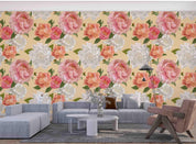 3D Pink Floral Seamless Wall Mural Wallpaper SWW 14- Jess Art Decoration