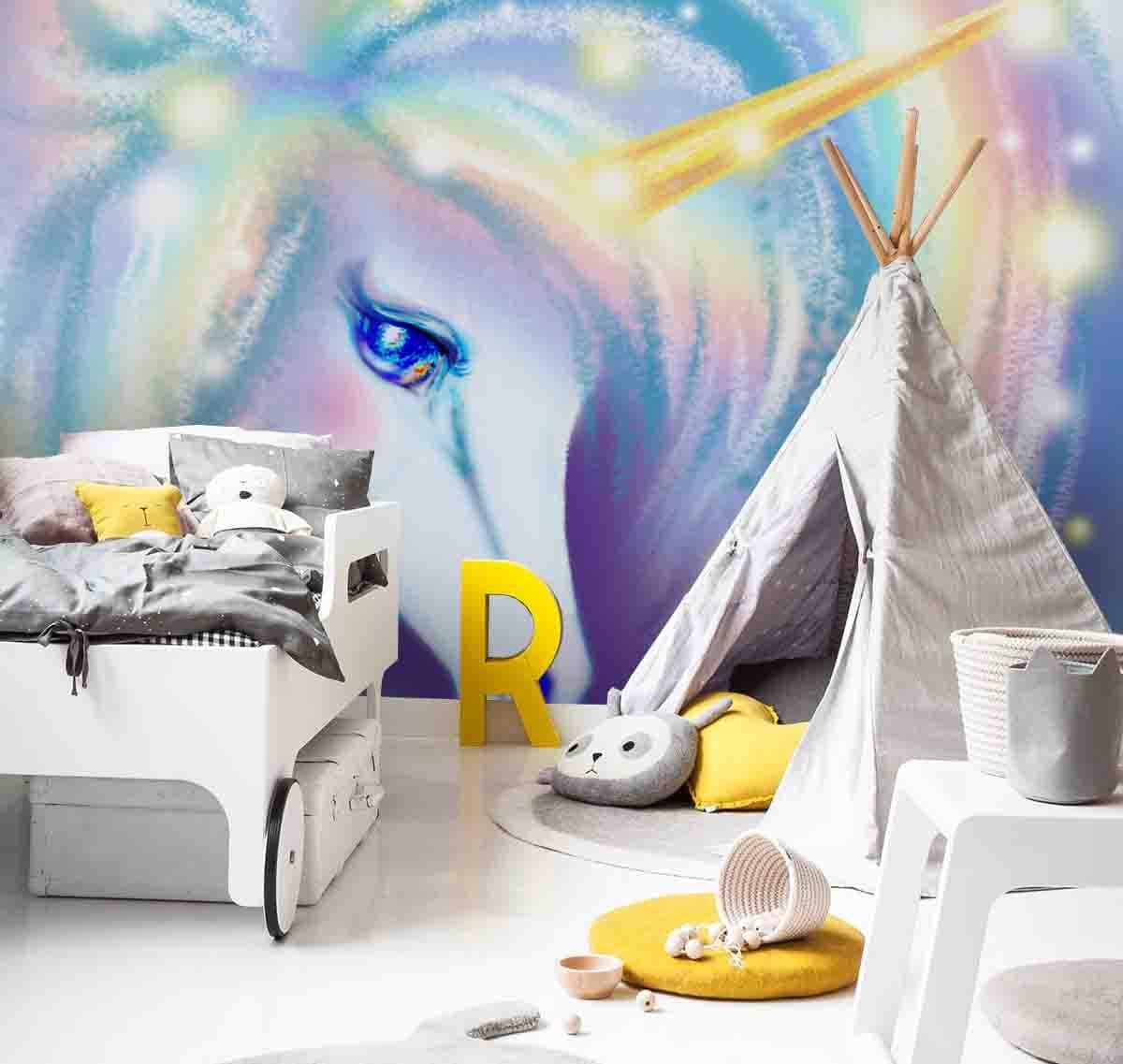 3D Unicorn Wall Mural Wallpaper 92- Jess Art Decoration