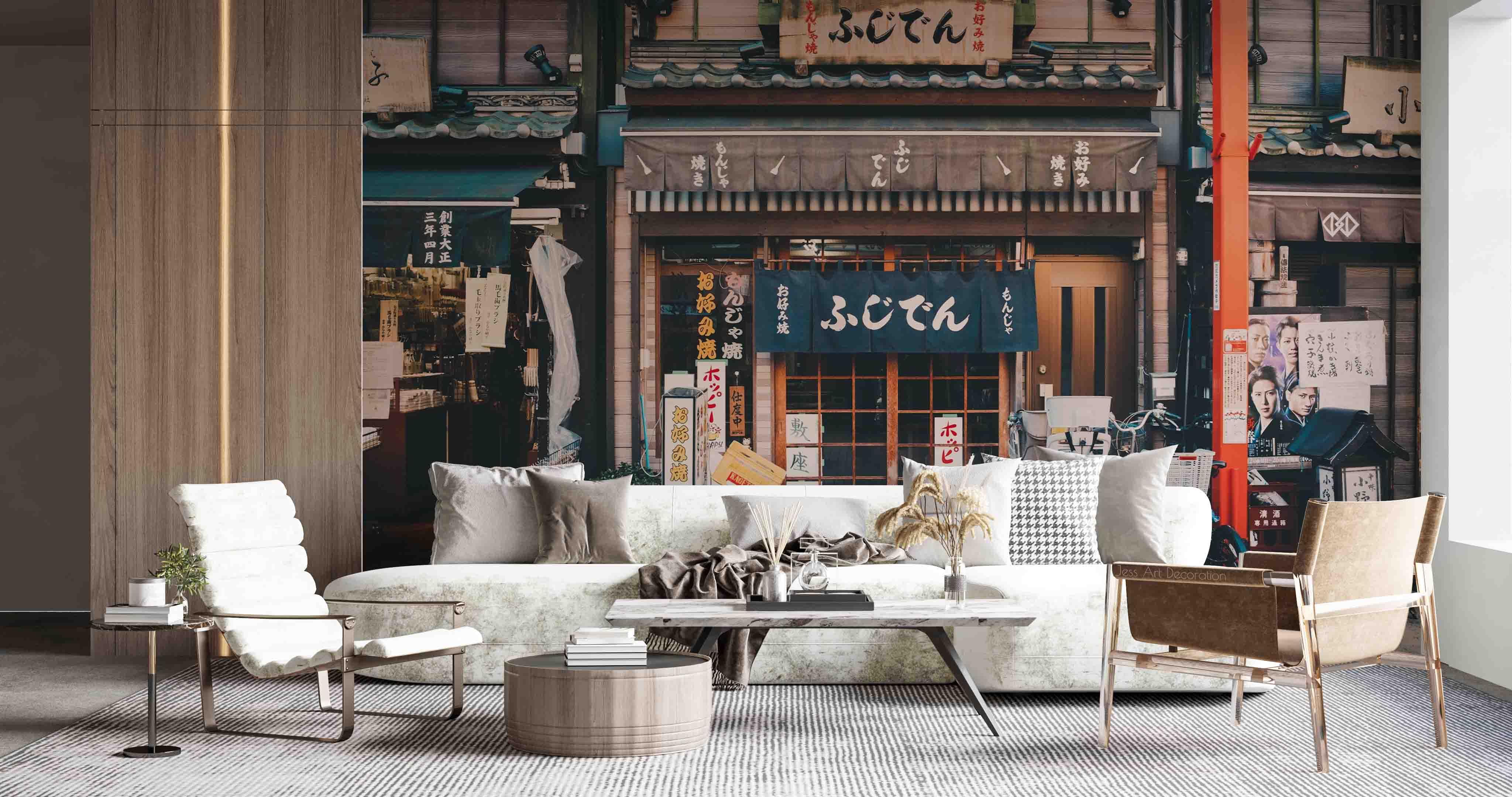 3D Japanese Architecture Pattern Wall Mural Wallpaper GD 3399- Jess Art Decoration
