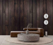 3D Dark Brown Wooden Board Wall Mural Wallpaper GD 2716- Jess Art Decoration