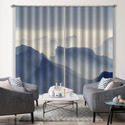3D Mountain Misty Ink Curtains and Drapes GD 767- Jess Art Decoration