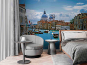 3D Europe City Building Canal Ship Wall Mural Wallpaper GD 3179- Jess Art Decoration