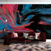 3D Abstract Red Blue Marble Texture Wall Mural Wallpaper LQH 1- Jess Art Decoration