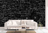 3D Mathematics Blackboard Wall Mural Wallpaper 140- Jess Art Decoration