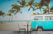 3D Tropical Landscape Travel Car Wall Mural Wallpaper LQH 475- Jess Art Decoration
