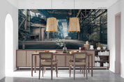 3D Industrial Style Factory Wall Mural Wallpaper LQH 246- Jess Art Decoration