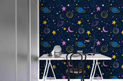 3D Moon Star Planet Wall Mural Wallpaper 82- Jess Art Decoration