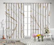 3D Abstract Leaf Texture Pattern Curtains and Drapes LQH 296- Jess Art Decoration