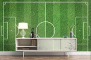 3D green football field wall mural wallpaper 31- Jess Art Decoration