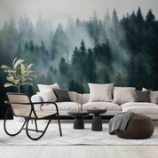 3D Black Forest Misty Wall Mural Wallpaper GD 3051- Jess Art Decoration