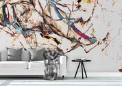 3D Abstract lines Wall Mural Wallpaper 197- Jess Art Decoration