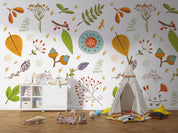 3D Nature Season Autumn Leaf Texture Wall Mural Wallpaper GD 1003- Jess Art Decoration