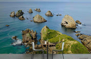 3D Sea Rock Landscape Wall Mural Wallpaper LQH 24- Jess Art Decoration