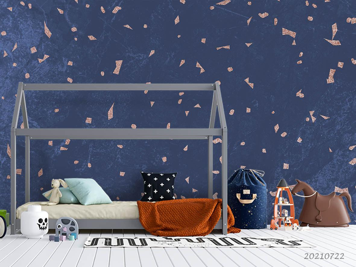 3D Terrazzo Texture Wall Mural Wallpaper LQH 137- Jess Art Decoration