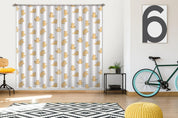 3D Cute Bear Different Action Pattern Curtains and Drapes GD 3145- Jess Art Decoration