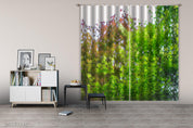 3D Nature Green Japan Maple Scenery Curtains and Drapes GD 3635- Jess Art Decoration