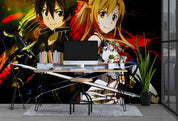 3D Anime Fighting Duo anime fighting duo mural wall mural wallpaper for teen room - view 4
