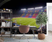 Spain Camp Nou Stadium Wallpaper football stadium wall mural for sports room, club room or fan space - view 4