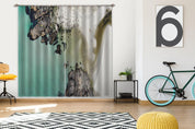 3D Aerial View Sea Reef Landscape Curtains and Drapes GD 2718- Jess Art Decoration