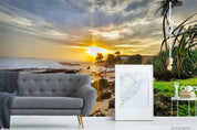 3D Sunset Sky Sea Landscape Wall Mural Wallpaper LQH 110- Jess Art Decoration