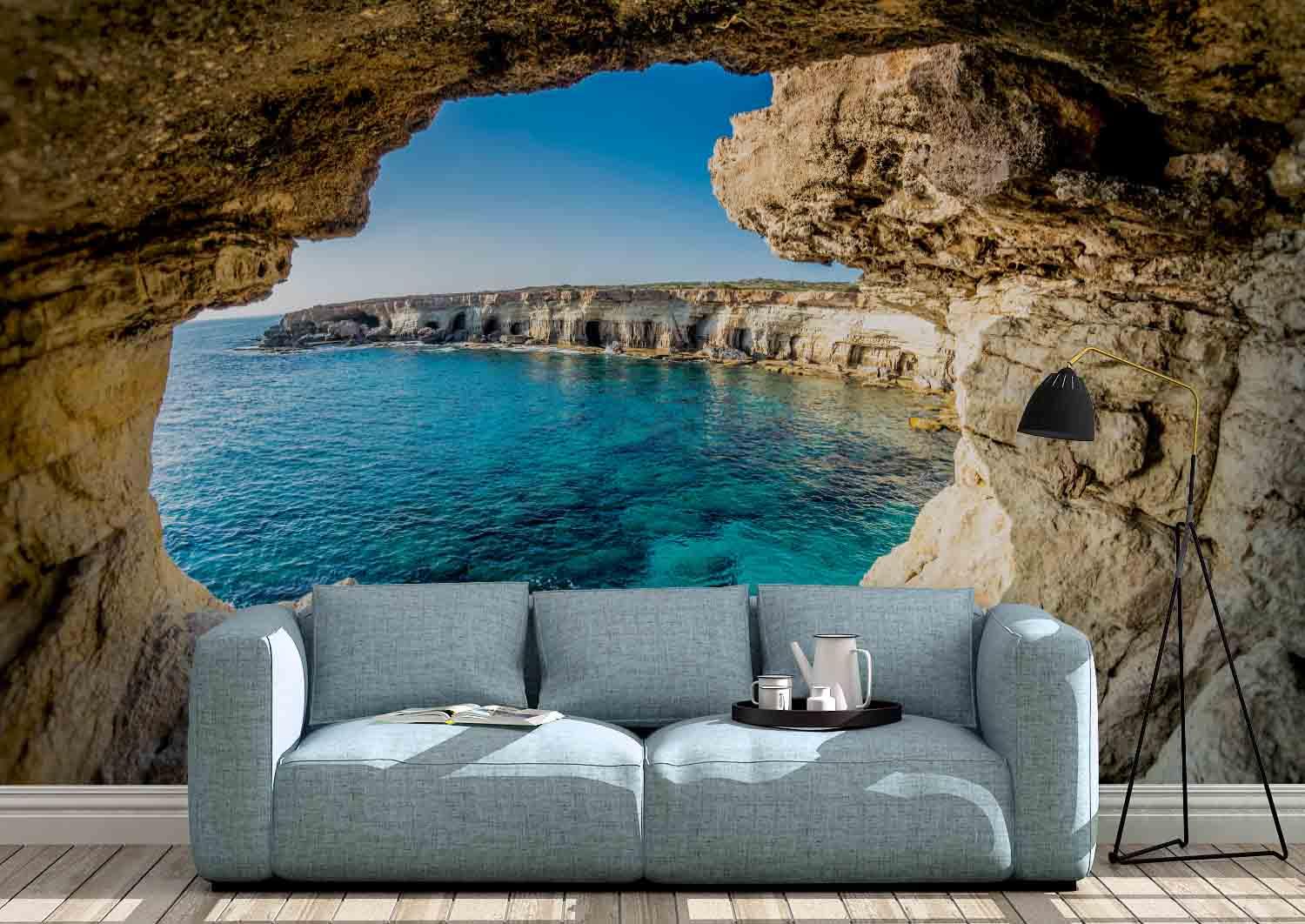 3D Sea Coastal Wall Mural Wallpaper 150- Jess Art Decoration
