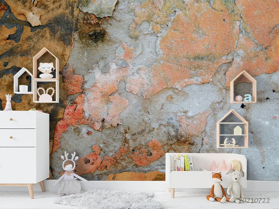 3D Dilapidated Wall Texture Wall Mural Wallpaper LQH 510- Jess Art Decoration